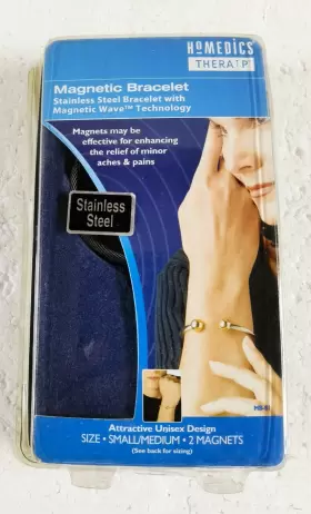 031262004468 HOMEDICS Steel Bracelet Magnetic Wave Med #2