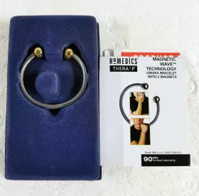031262004468 HOMEDICS Steel Bracelet Magnetic Wave Med #3