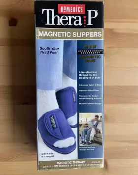 031262004734 HOMEDICS Thera Magnetic Slippers Med Womens Mens #2