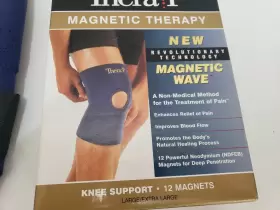MW-K2 HOMEDICS Therap Magnetic Therapy Knee Wrap Magnets Pain #2