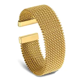 D2045943B HOTOO Cuff Bangles Bracelets Women Steel