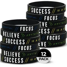 100837012336 INKSTONE Motivational Silicone Wristbands Focus