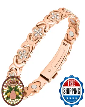 B0D66PZHV7 JECANORI Copper Women Pure Magnetic Bracelet Gau