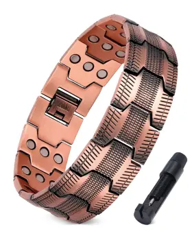 B0F1Y5HPWF JECANORI Copper Magnetic Bracelet Men Tool Jewel