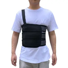 758277333580 JEELATHY Rib Belt Chest Binder Injury Elastic