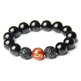 715748658023 JKPANXF Obsidian Bracelet Feng Shui Wealth Women