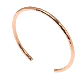 CBR-6-6.5 JOHN S. BRANA Hammered Copper Cuff Bracelet Jewelry