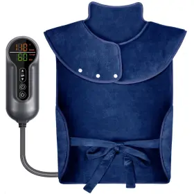 JY-HPS3724DBLU JUBEOYEY Heating Pad Pain Relief Electric Heat