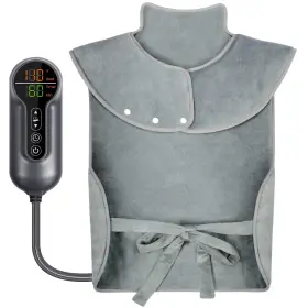 JY-HPS3724LGRY JUBEOYEY Heating Pad Pain Relief Electric Heat