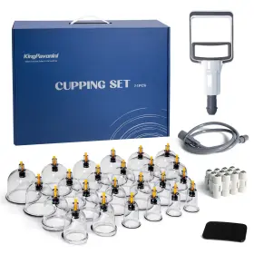 Ld-cs KINGPAVONINI Cups Cupping Therapy Set Wi