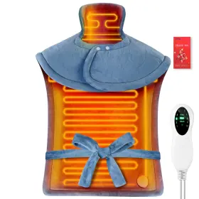 Sea-blue KOMAN Heating Pad Neck Electric Pa