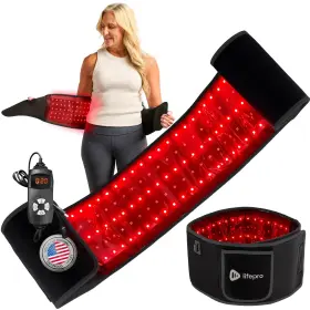 Lp-challeva-blk LIFEPRO Light Therapy Belt Allevared Infrared