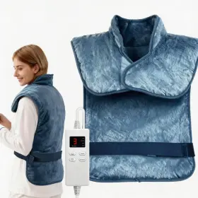 Litlisfly Hp4076c Wearable Heating Pad For Back Neck And Shoulders Wrap Pain Relie