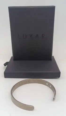 Titanium LUXAR Mens Magnetic Therapy Bracelet Wrist
