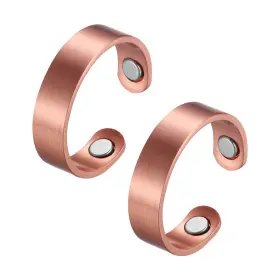 730759887828 MAGENERGY Copper Magnetic Men Women Therapy Ring