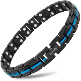 850026912562 MAGNETRX Line Magnetic Therapy Bracelet Men