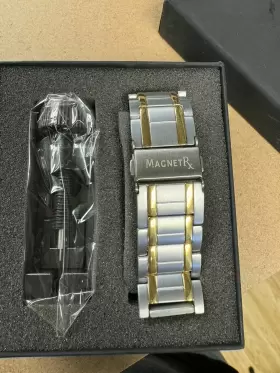 850026912739 MAGNETRX Titanium Magnetic Bracelet Men
