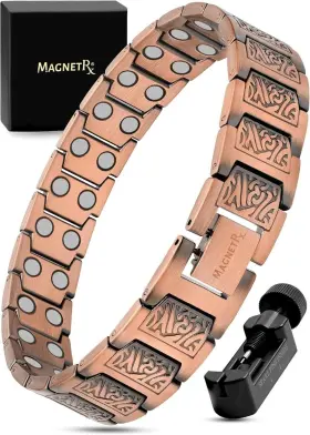 850053885082 MAGNETRX Ultra Pure Copper Magnetic Men Bracelet