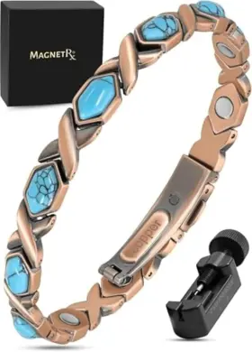 850053885167 MAGNETRX Womens Ultra Pure Copper Magnetic Xo