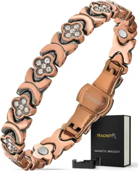 850053885396 MAGNETRX Ultra Magnetic Copper Bracelet Clover