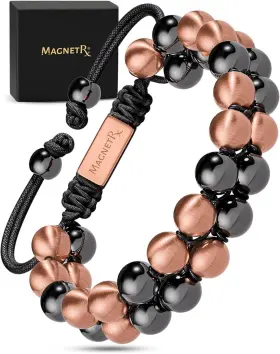 850053885501 MAGNETRX Magnetic Bracelets Men Women Hematite