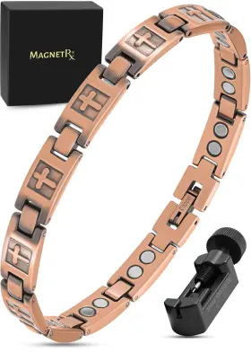 B0C8W8RH86 MAGNETRX Copper Cross Women Effective Magnetic