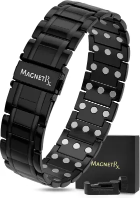 MBT501B MAGNETRX Magnetic Bracelets Men Effective Titanium