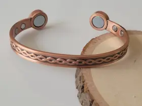 061068431588 MEGICAL BASKET Pure Copper Magnetic Bracelet