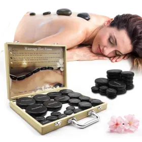 YLAM004 MEZSOCLY Massage Electric Stone Set