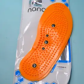 Ns-mgsol-s NANOSOLES Reflexology Shoe Inserts Earth Magnets