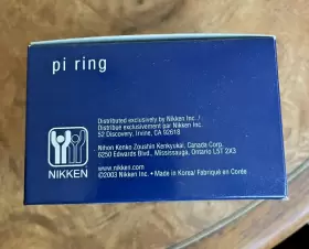 1358 NIKKEN Pimag Water Optimizer Pi Ring Box #3