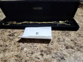 1487 NIKKEN Boxed Tone Diamond Necklace