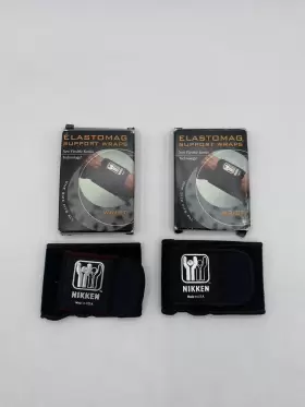 1659 NIKKEN Elastomag Eql Fir Magnetic Wrist Wraps Box