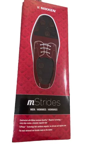 20211 NIKKEN Kenko Mstrides Mens Magnetic Insoles