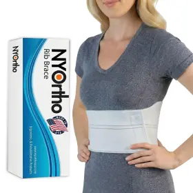 Nyortho 8230-2030-1.0 Rib Brace For Women - Chest Compression Wrap Ribs Fits 20 Inch 30