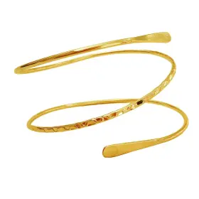 002NK OCTCHOCO Minimalist Coil Upper Arm Cuff Bracelet Armlet