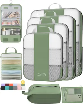 PCC7V234 OLARHIKE Set Compression Cubes Travel Compressible