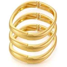 TR-OTUUZ-2696 OTUUZ Chunky Bangle Bracelet Women Trendy Cuff
