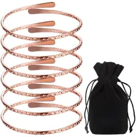 TR2026 OTUUZ Copper Bracelets Men Women Cuff He