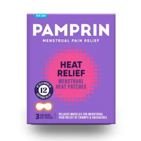 371687330019 PAMPRIN Heat Relief Menstrual Patches Pain