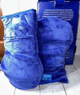 B07S242C6R PHYSIONATURAL Microwavable Therapy Mittens Moist