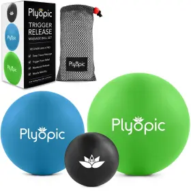 PYC1012 PLYOPIC Massage Balls Set Tissue Muscle Recovery