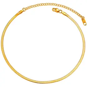 PSN3965J-3-15-NA PROSTEEL Herringbone Choker Necklace Men