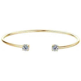 PROB012 PROSTORY Moissanite Cuff Bracelet Women