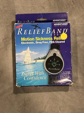 661168290001 RELIEFBAND Adventurer Motion Sickness Device Rb