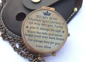 906112880597 RIRHTAJUS Mom Compass Love Mother