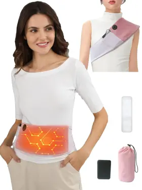 066-1 SASOTOC Heating Pad Menstrual Cramp Relief Heat