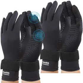 786738668841 SEMIKK Copper Arthritis Gloves Women Men Finger