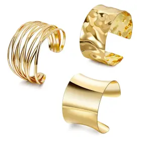 C-SBH03 SOMEITIA Chunky Cuff Bracelets Bangle Set Women Mini
