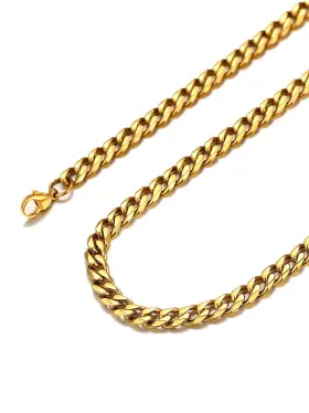 LN8543-US SUPLIGHT Miami Curb Cuban Link Chain Men Women Sta
